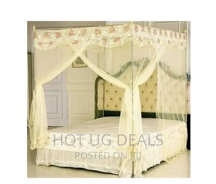 5by6 Mosquito Net With Stands - Cream