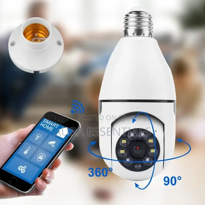 Smart Bulb 360 Security Camera
