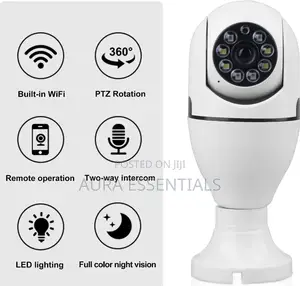 Smart Bulb 360 Security Camera