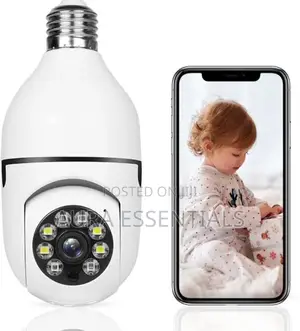 360 Panoramic Wifi IR IP E27 Light Bulb Camera 1080P HD