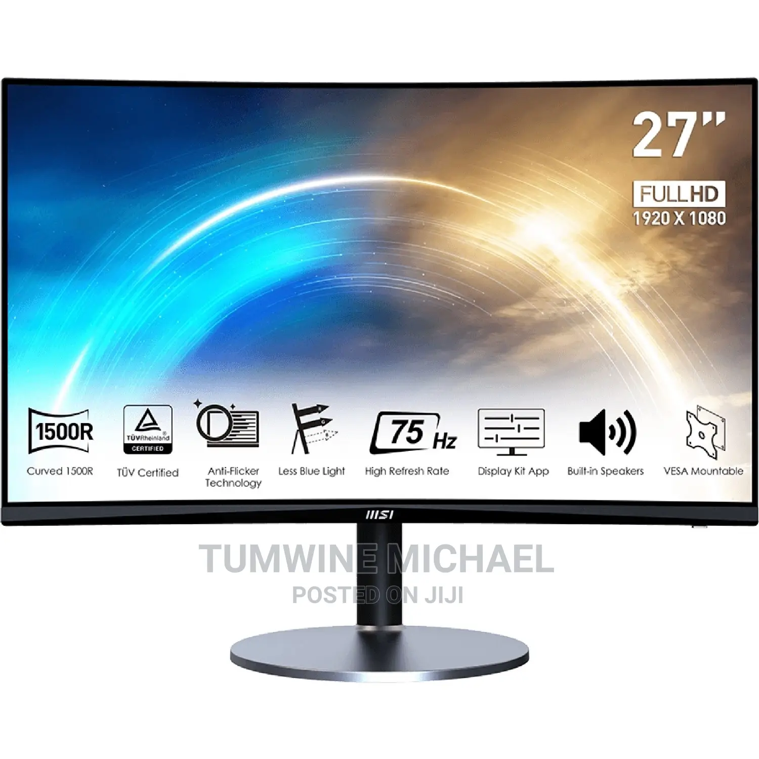 Curved Monitor 27 Inch Msi