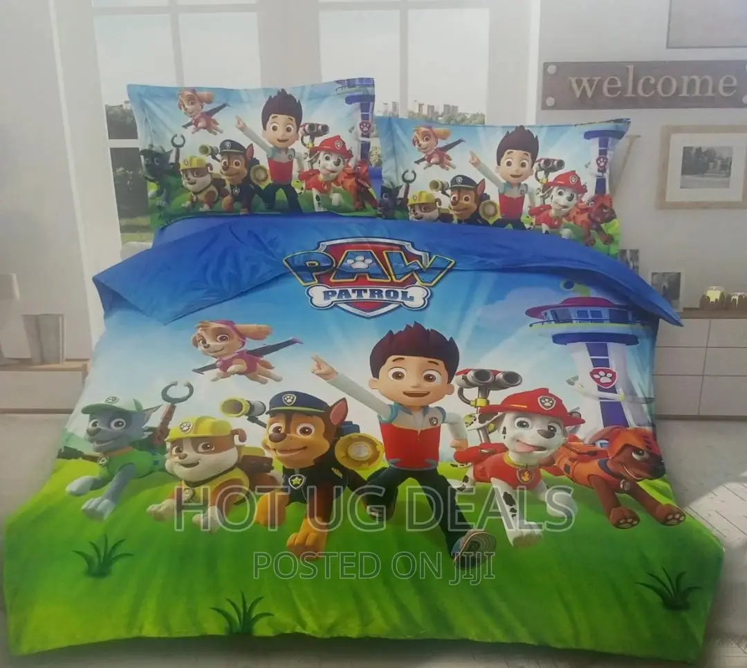 3pc Kids 4*6 Characterduvet
✓1pillowcase
✓1bedsheet