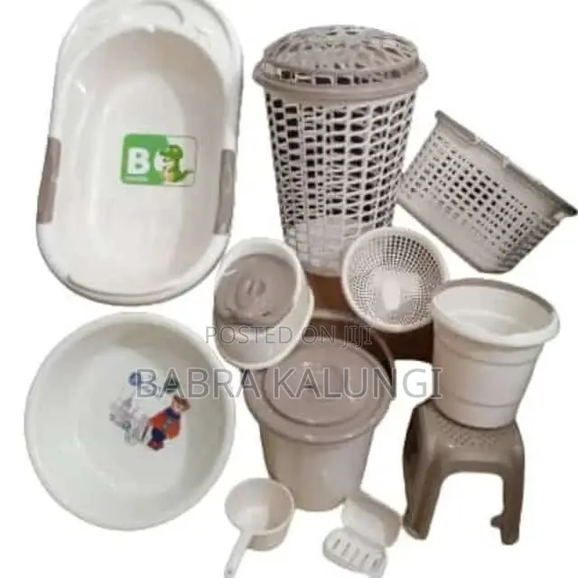 11 Pcs Baby Basin Bathroom Set_ Beige