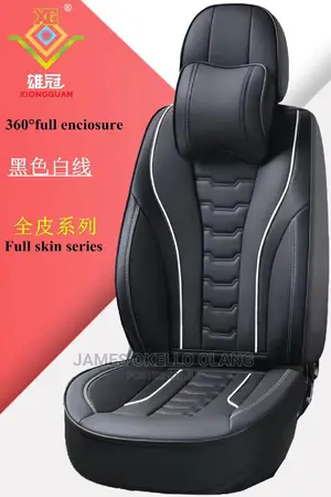 Black Seat Cover Original Leather