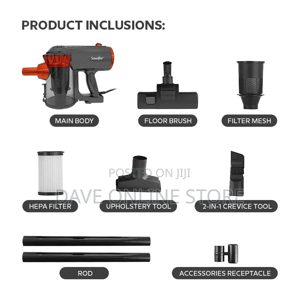 Sonifer Handheld Vacuum Cleaner