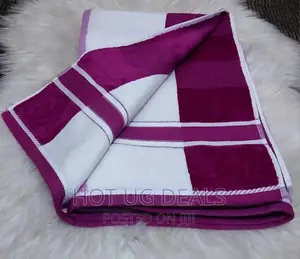 Large Cotton Velvet Bath Towels 90*180cm - White,Maroon
