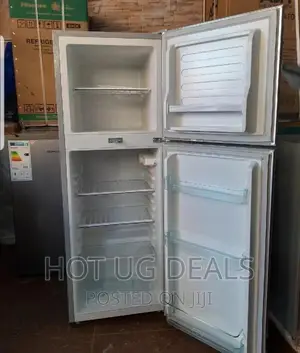 168l Adh Double Door Fridge - Silver