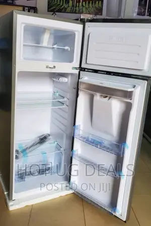 276L Double Door Fridge With Dispenser- Silver