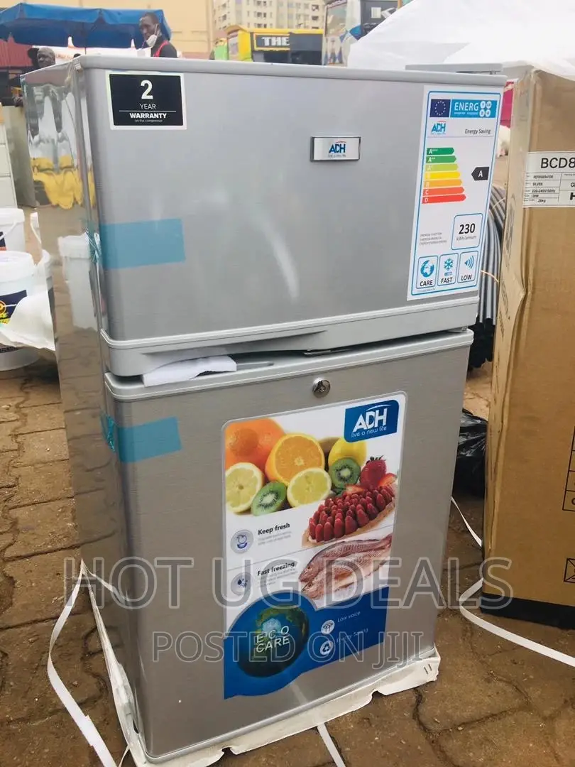 ADH 120L Double Door Refrigerator- Silver