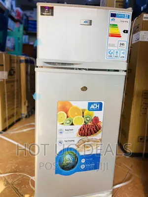 138L ADH Double Door Refrigerator - Silver