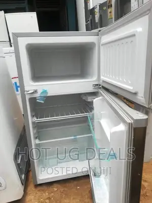 ADH 120L Double Door Refrigerator- Silver