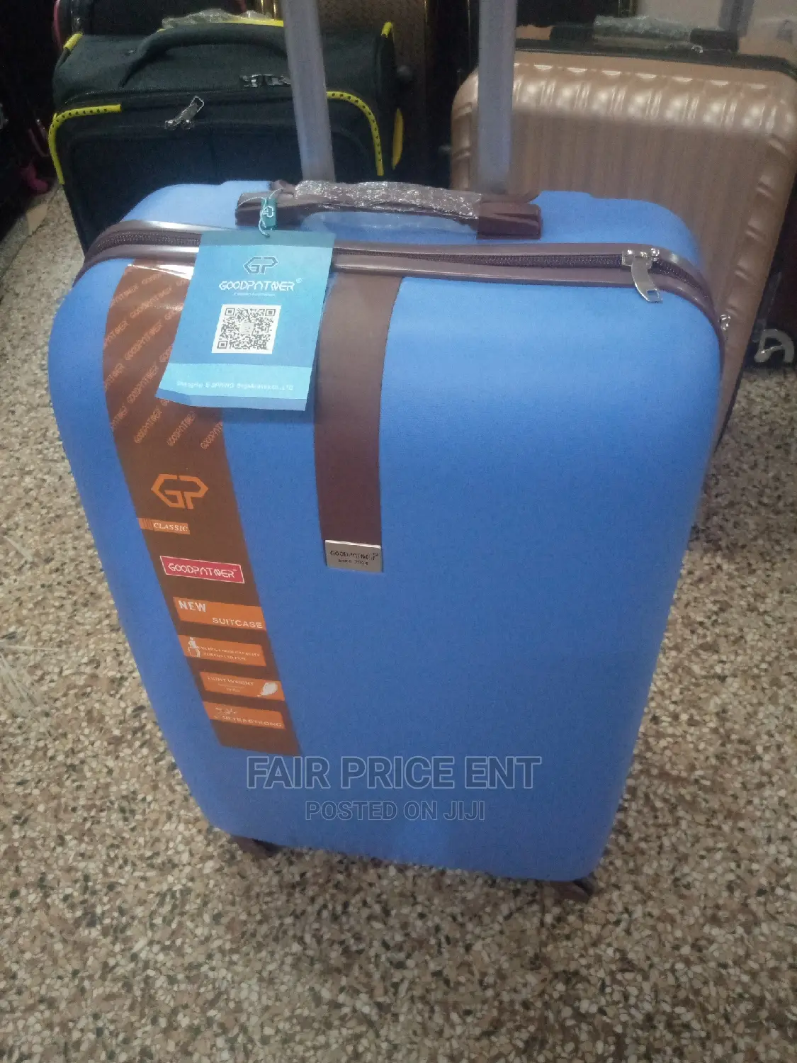 Plastic Suitcases Medium (Blue)