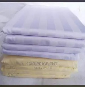 Pure Cotton Bedsheets 6*6 ( White)
