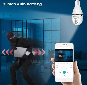 1080P HD 360° Security Wifi Camera, E27 Bulb Camera