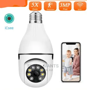 1080P HD 360° Security Wifi Camera, E27 Bulb Camera