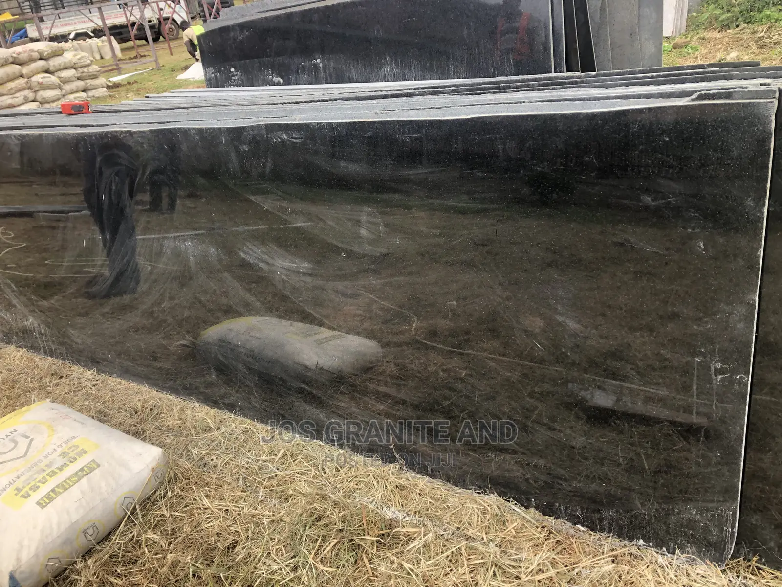 Plain Black Slabs
