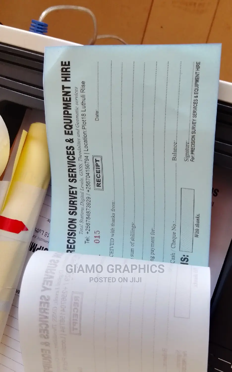 Self-Carbonised Receipt Book A5