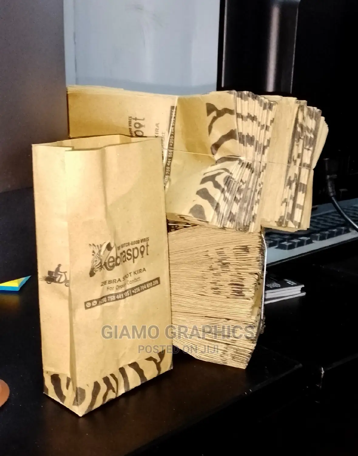 Small Snacks Paper Bags Customized