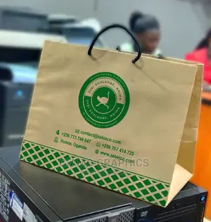 Boutique Customized Paper Bags Brown