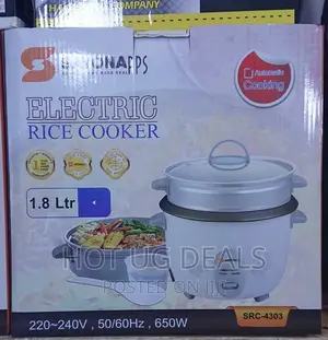 1.8l Sayona Rice Cooker With Steamer- White