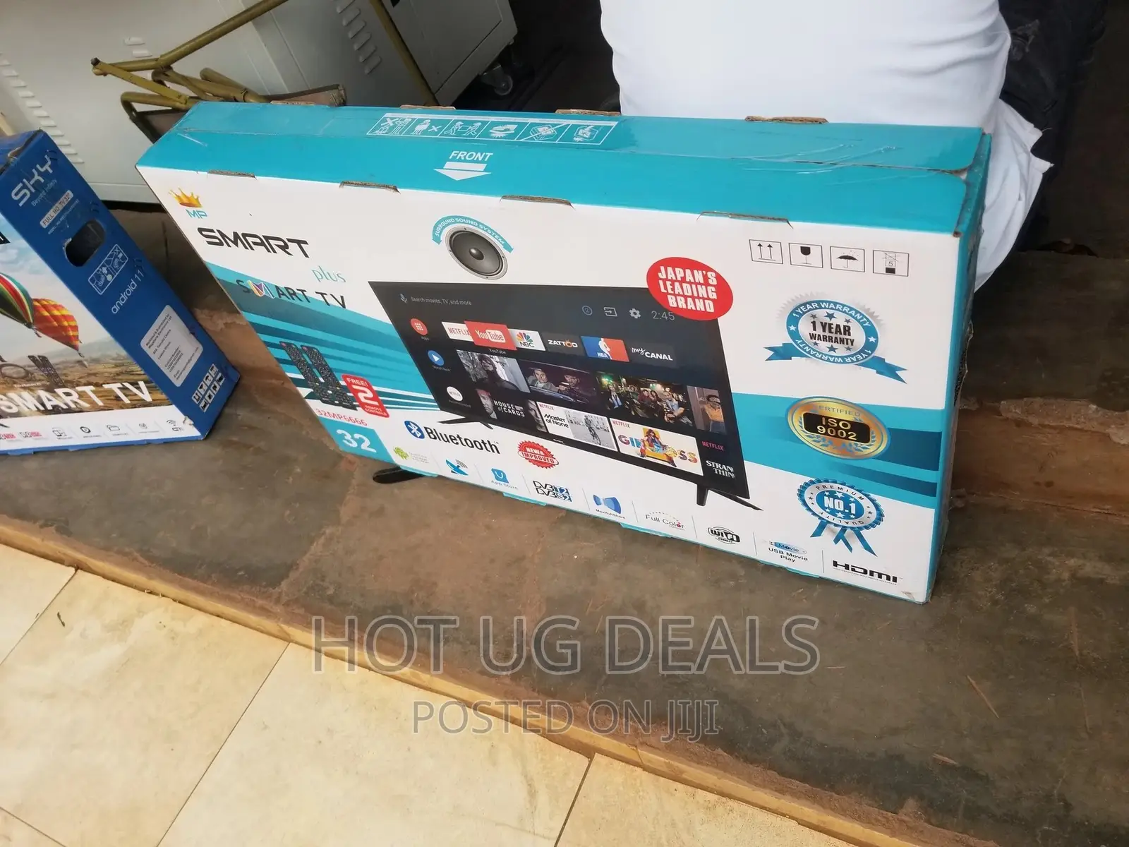 32inch Smartplus Smart Android Frameless Digital Tv _ Black