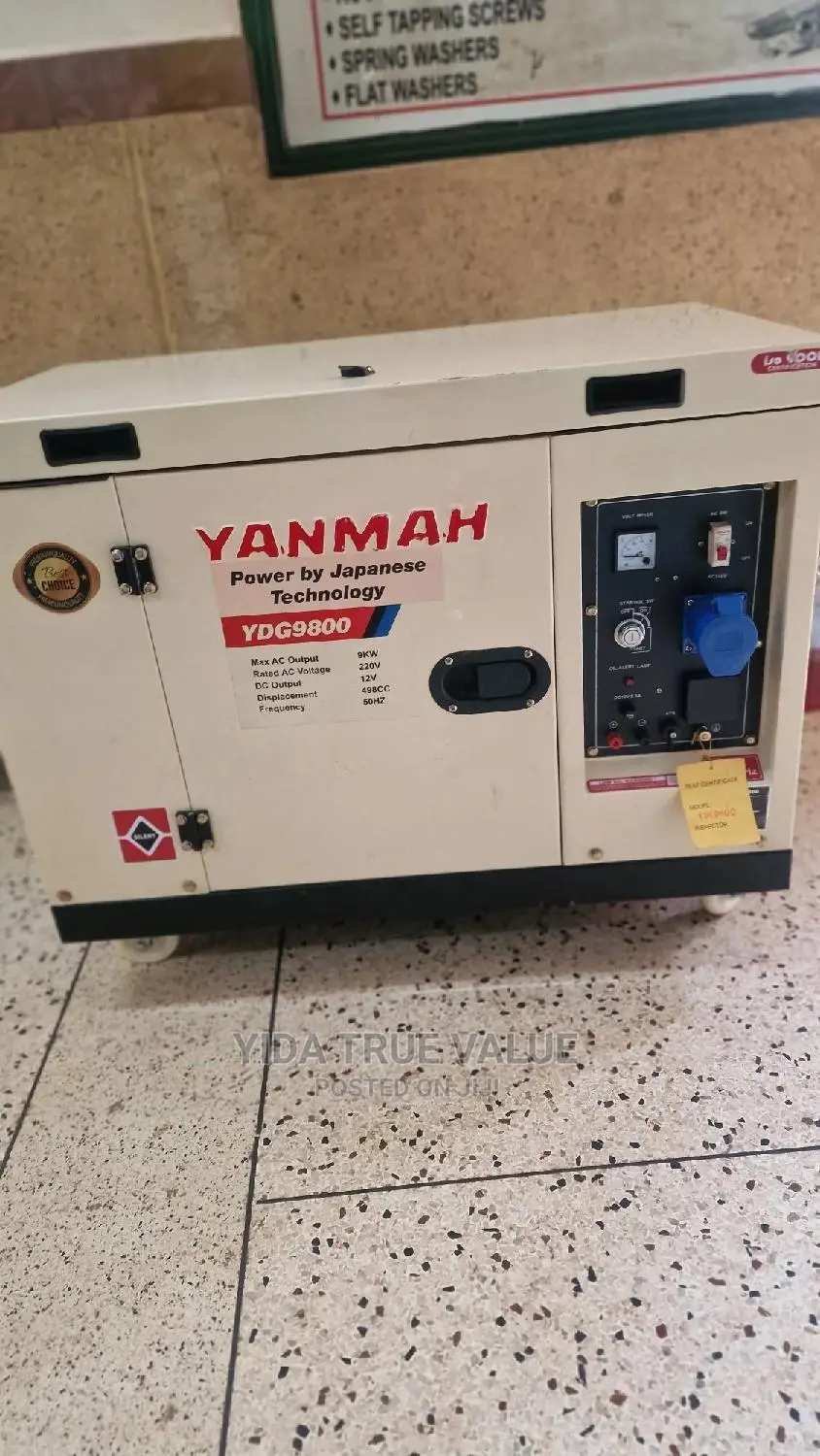 Generator 9kw Yanamah Japanese Technology