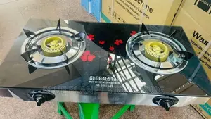 GLOBALSTAR Double Gas Stove // Ceramic Glass // GS-G201SLSS.