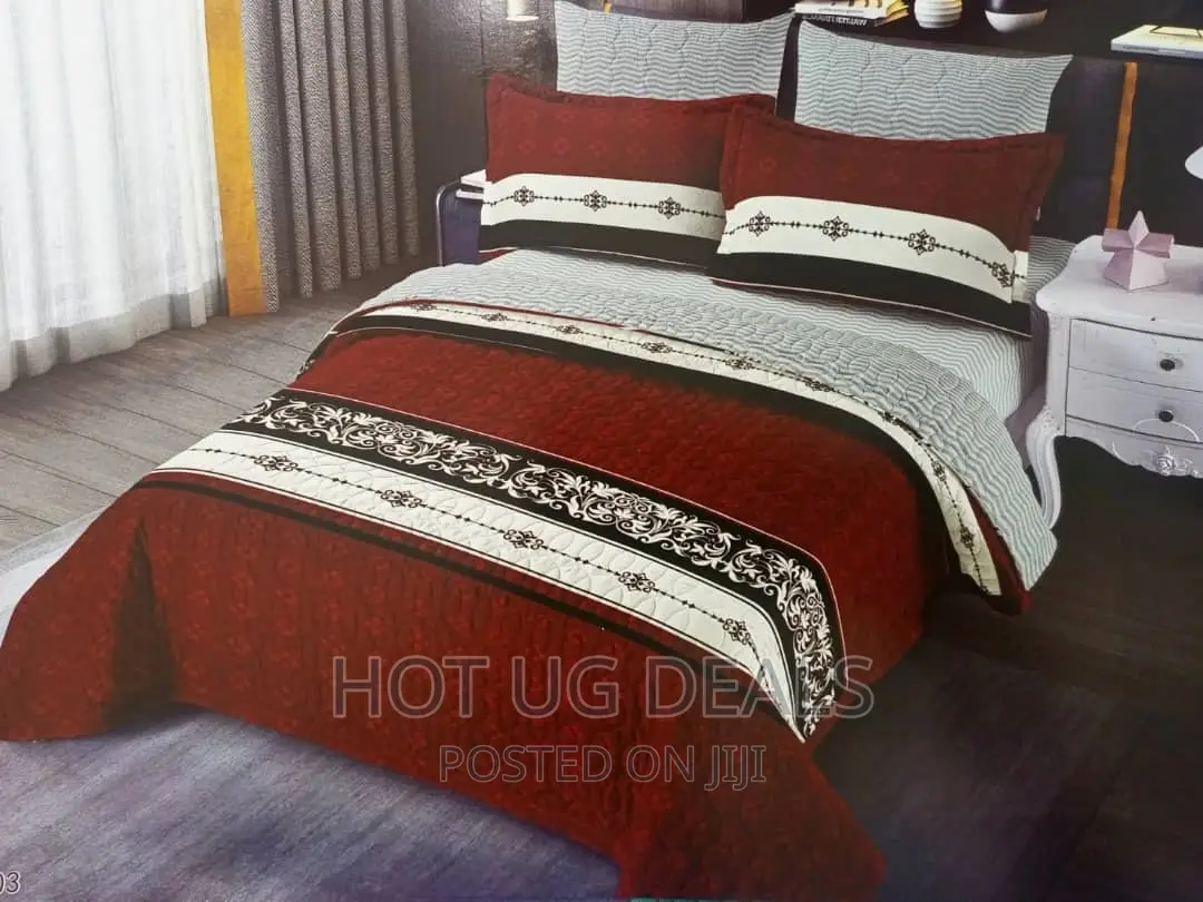 6by6 4pcs Bedspread With ✓1 Bedsheet ✓2 Pillowcases