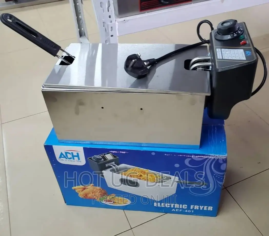 3l Adh Single Deep Fryer With 2 Years Warranty - Silver