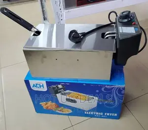 3l Adh Single Deep Fryer With 2 Years Warranty - Silver