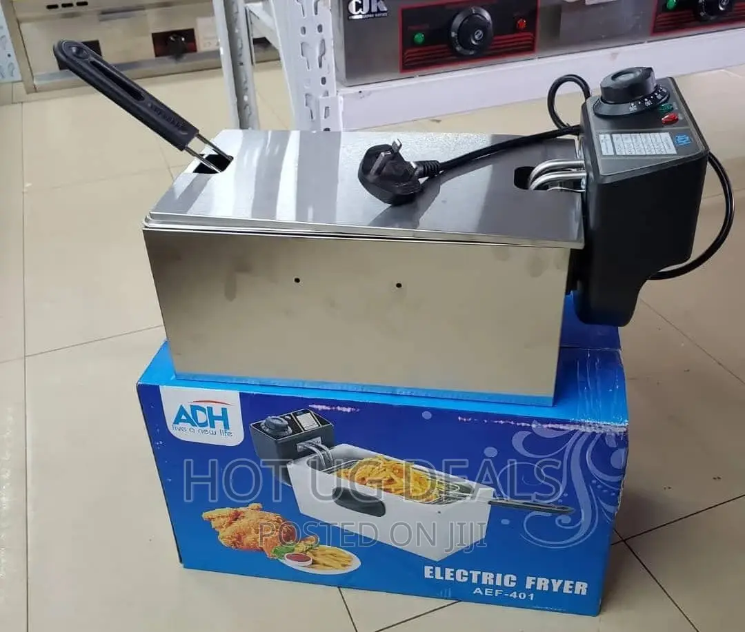 3l Adh Single Deep Fryer With 2 Years Warranty - Silver