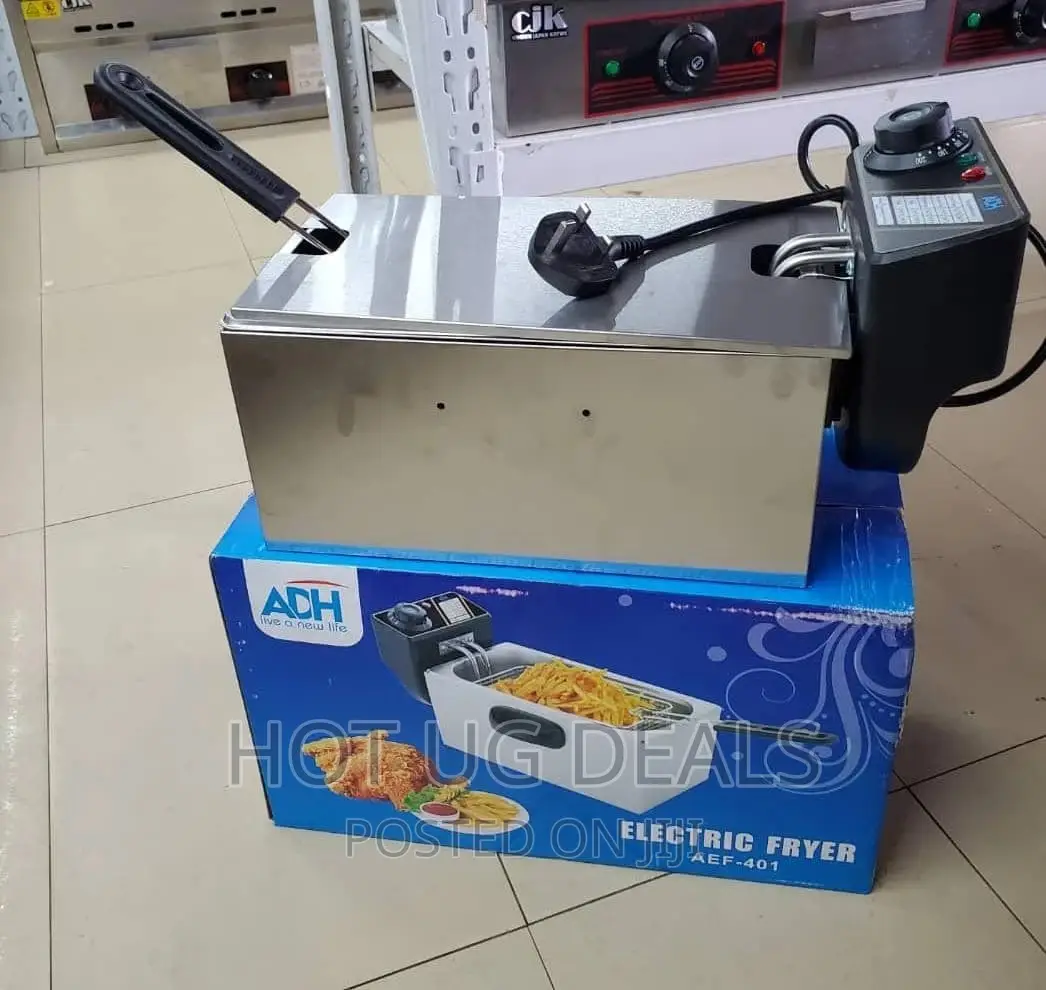 3l Adh Single Deep Fryer With 2 Years Warranty - Silver
