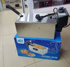 3l Adh Single Deep Fryer With 2 Years Warranty - Silver