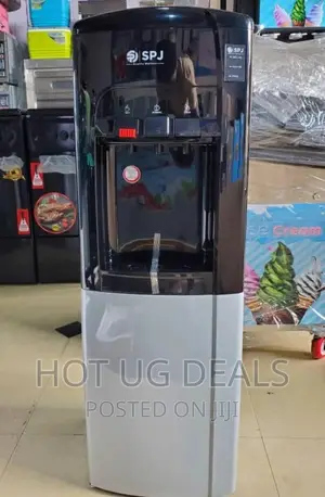 Water Dispenser With Cabinet [Storage Compartment] -Silver