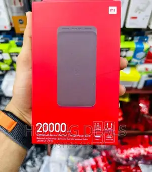 20,000mah Fast Charging Powerbank- Black