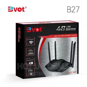 BVOT 4G LTE Simcard Router Open to All Networks- Black