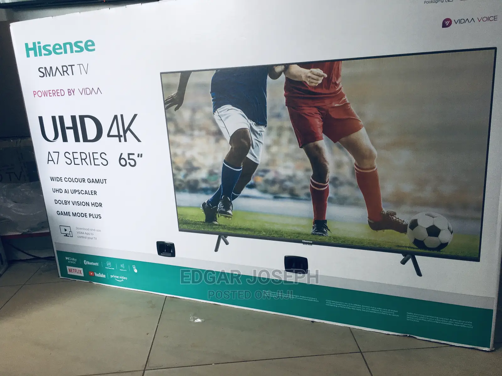 Hisense 65 Inches A7 Series