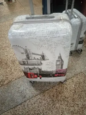 New Style Traveling Plastic Suitcase Extra Large( White)