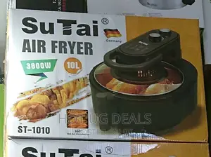 10L Su Tai Electric Air Fryer Black