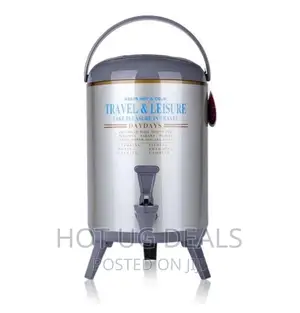 9.5l Days Days Hot And Cold Thermos Flask - Silver