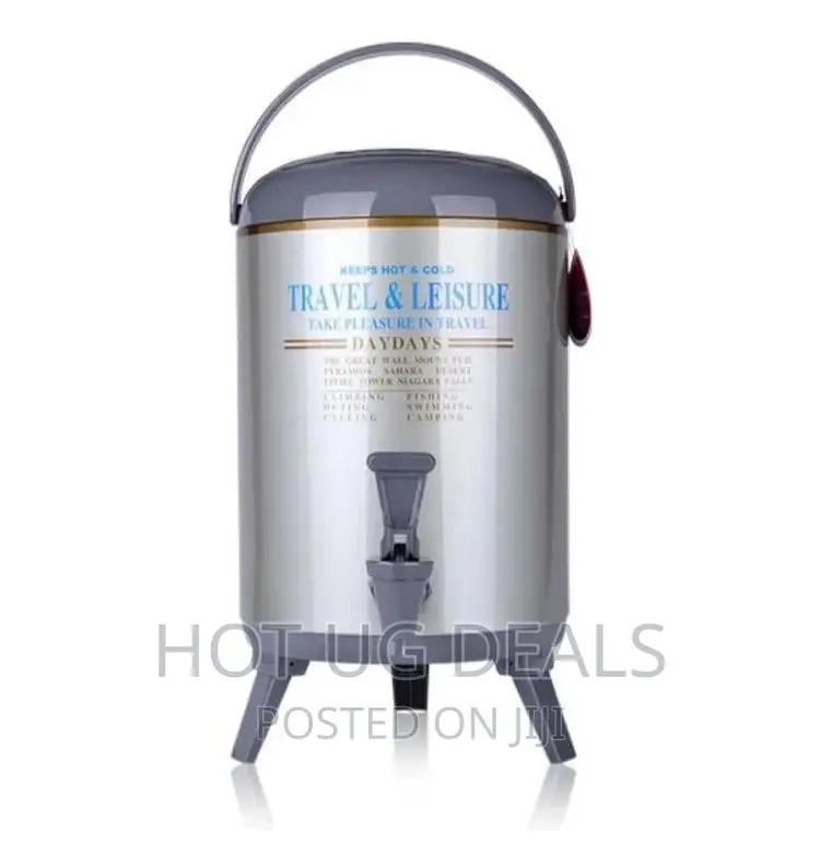 9.5l Days Days Hot And Cold Thermos Flask - Silver