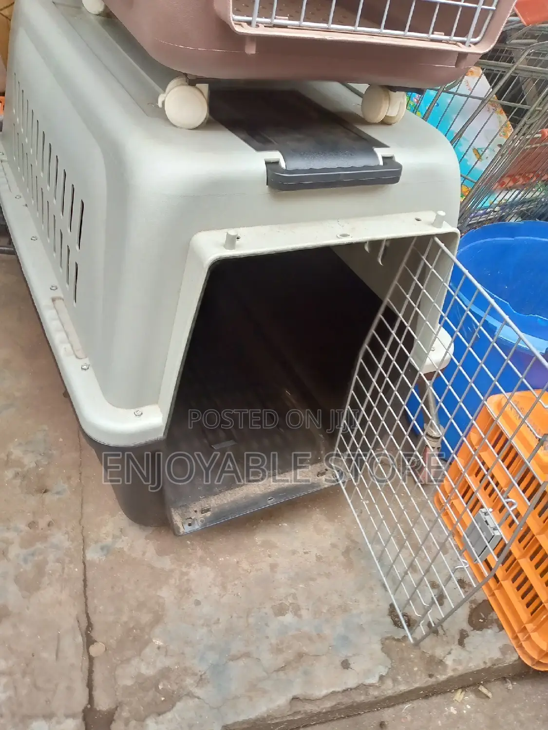 Plastic Dog Cage(Old Ones)