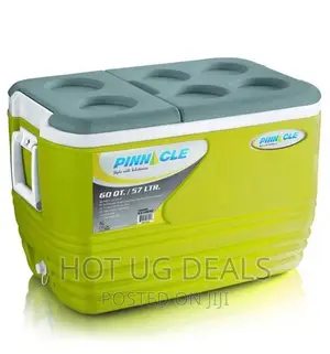 57l Pinnacle Cooler Water Ice Box - Lemon Green