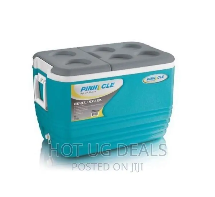Insulated 57L Pinnacle Water Cooler Ice Box - Blue