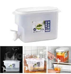 3.5L Fridge Beverage Dispenser Fridge Container - Colourless