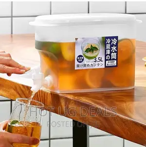 3.5L Fridge Beverage Dispenser Fridge Container - Colourless
