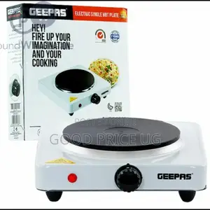 Geepas Solid Single Hotplate With 2 Years Warranty