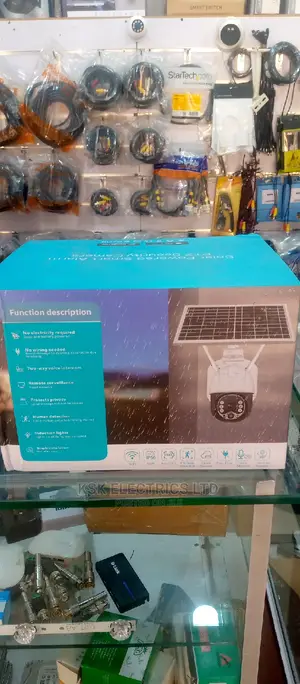 Solar Rotational Solar Powered 4G Simcard PTZ CCTV Camera
