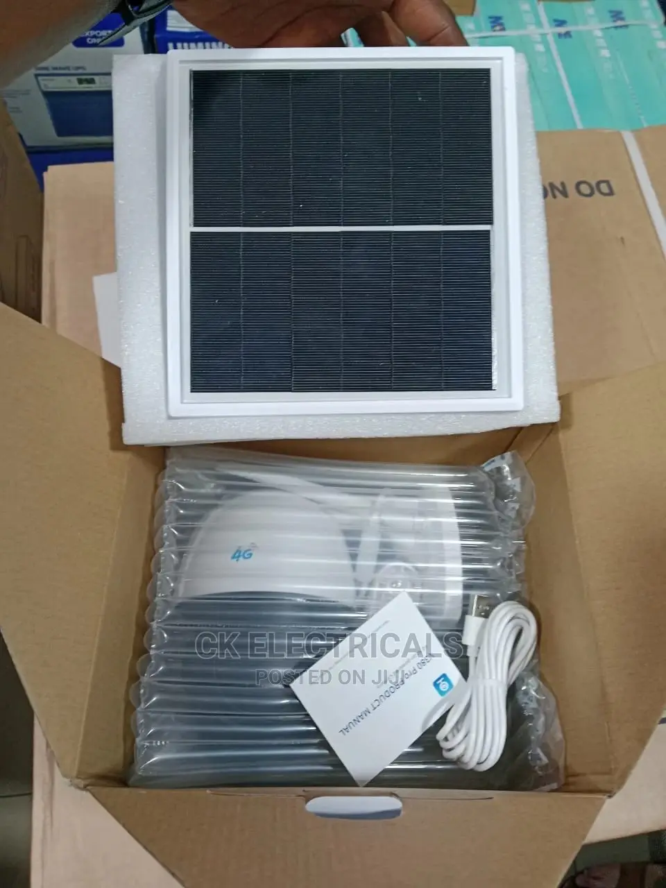 Solar Camera Installation Complete