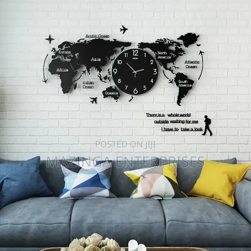 Unique Acrylic 3D Wall Hanging Clock